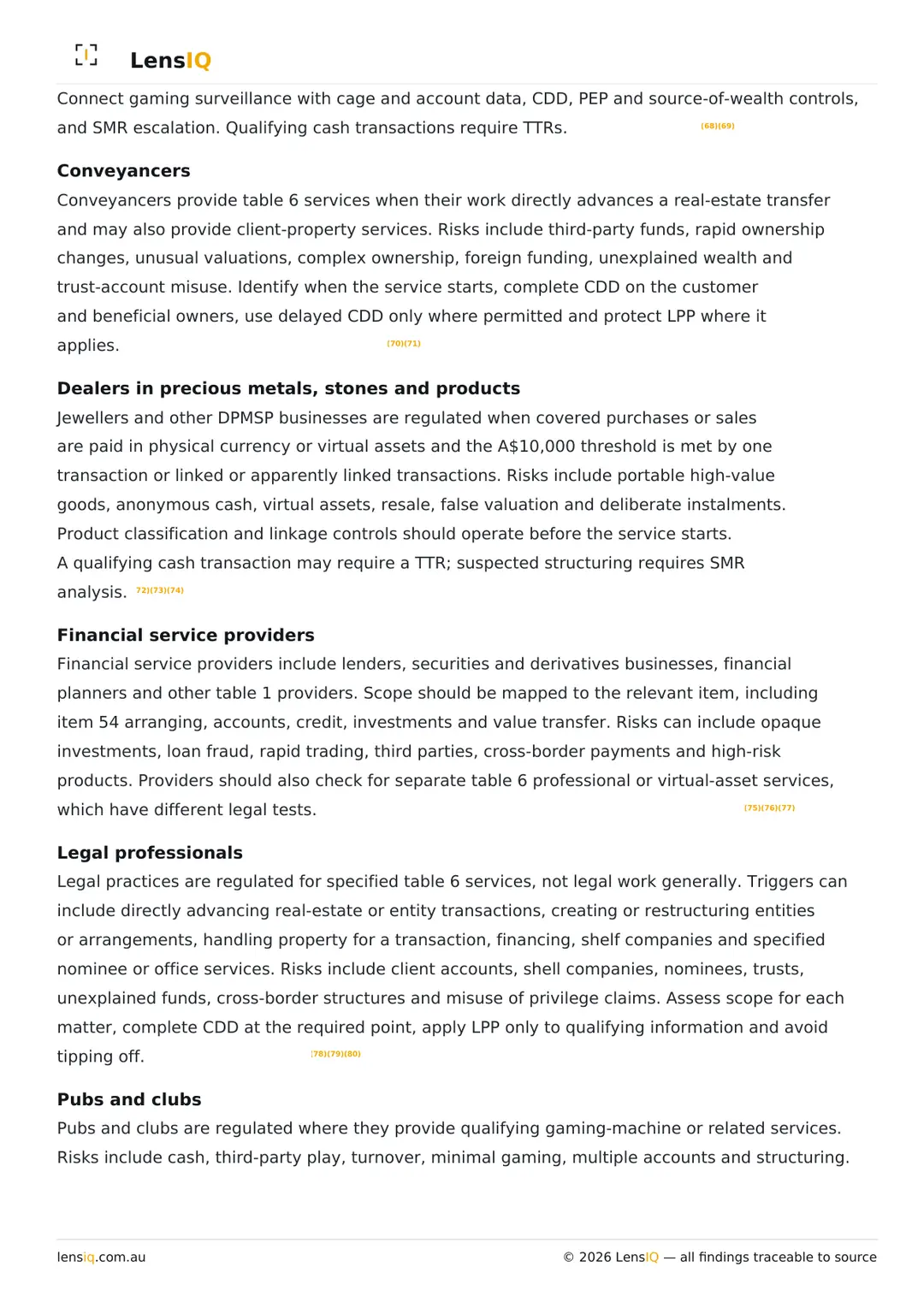 Page 27 of 49. Section 21, Industry-by-industry obligations, continued.