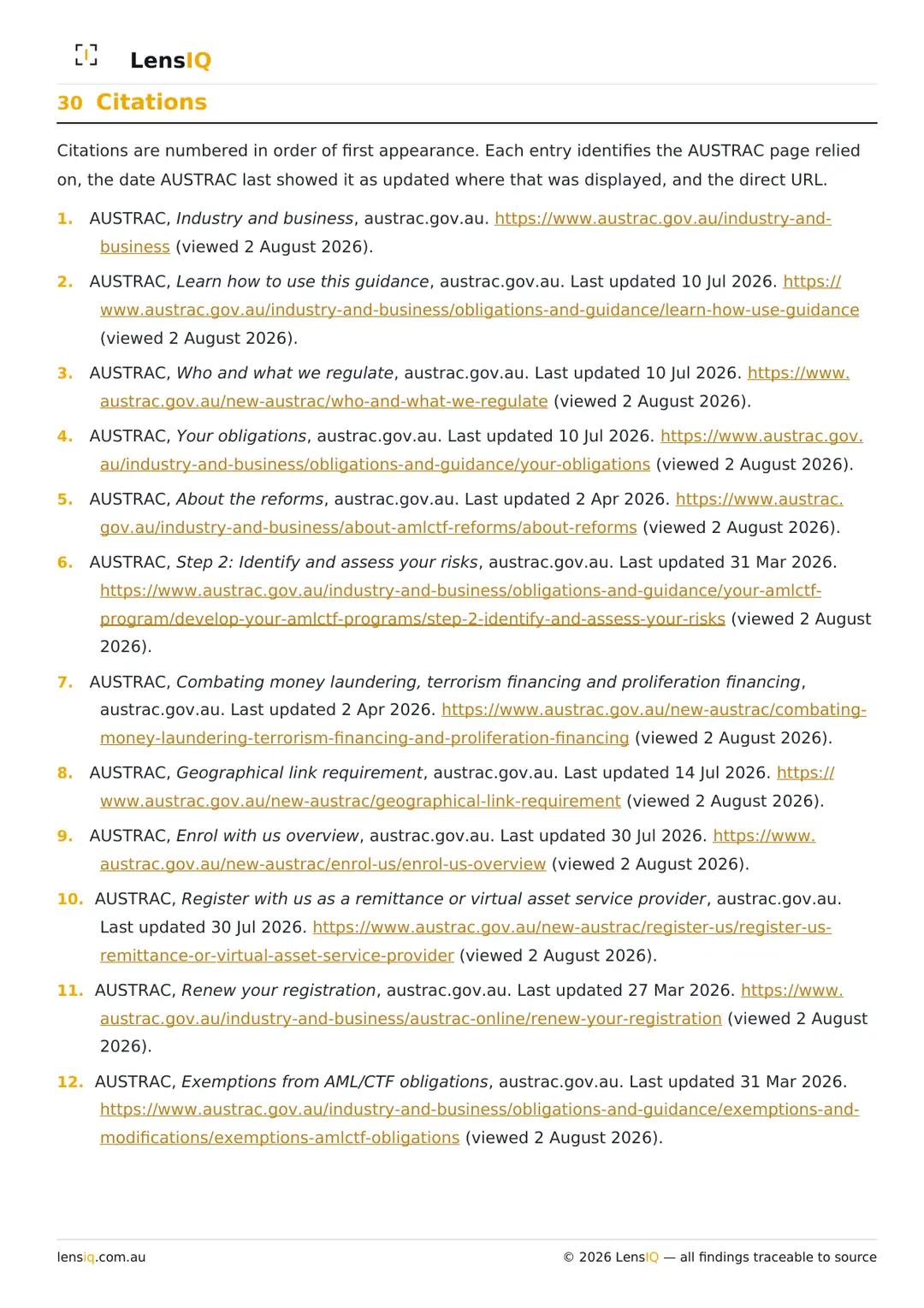 Page 40 of 49. Section 30, Citations.