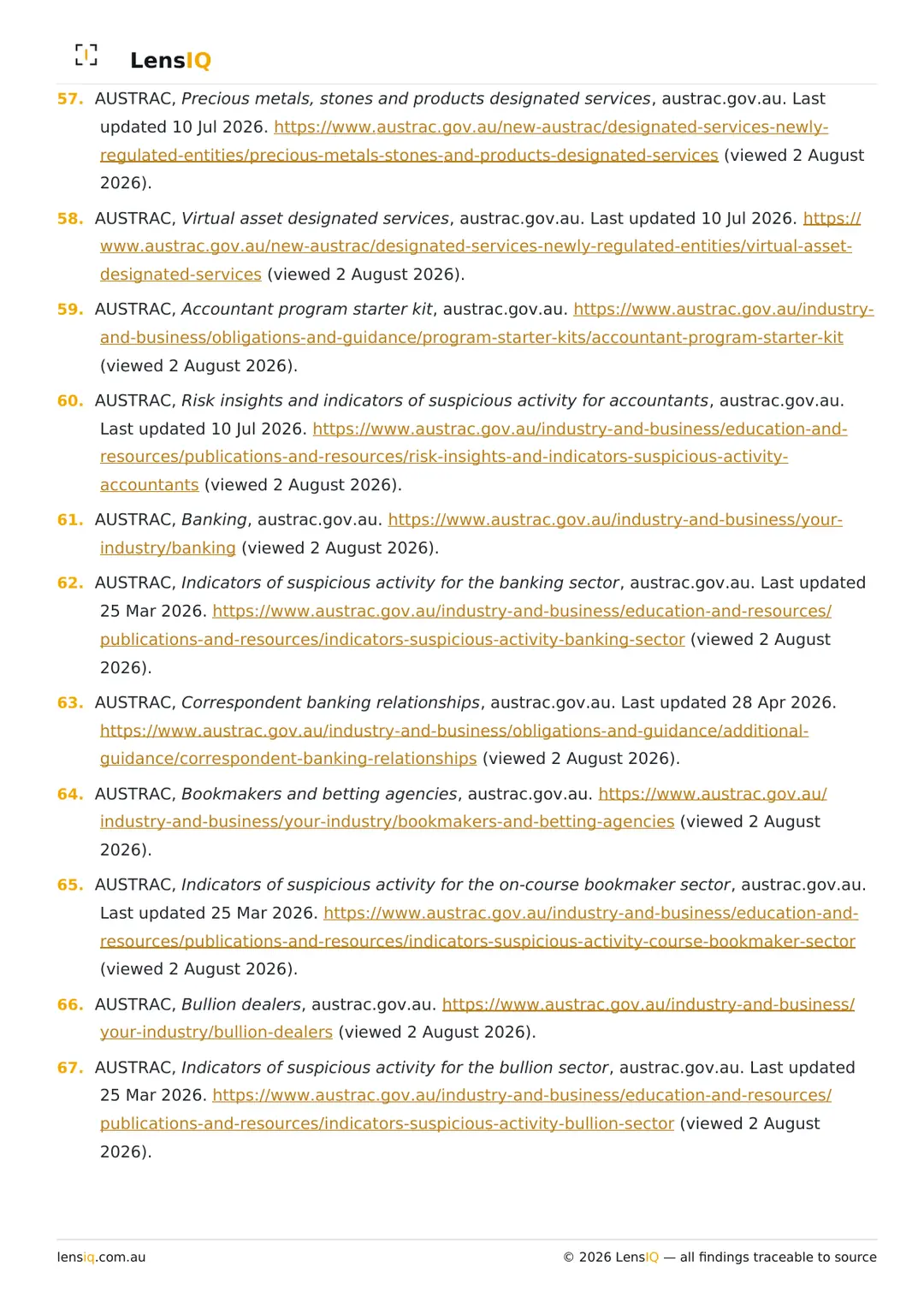Page 45 of 49. Section 30, Citations, continued.
