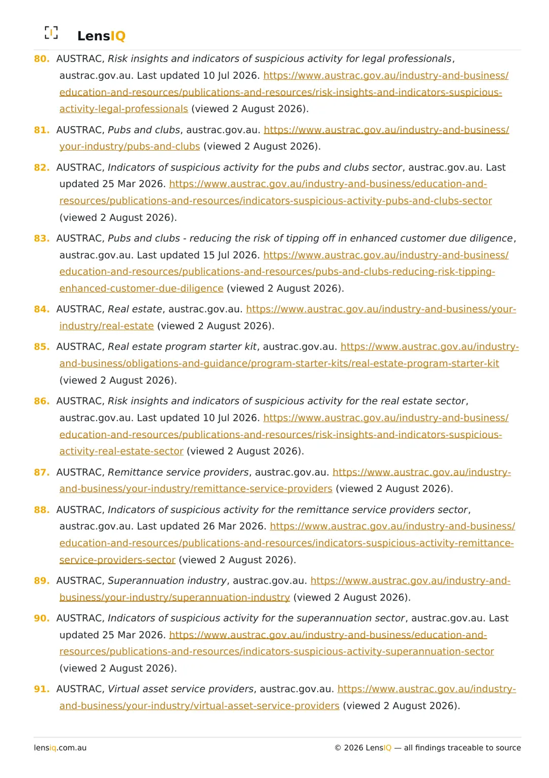 Page 47 of 49. Section 30, Citations, continued.