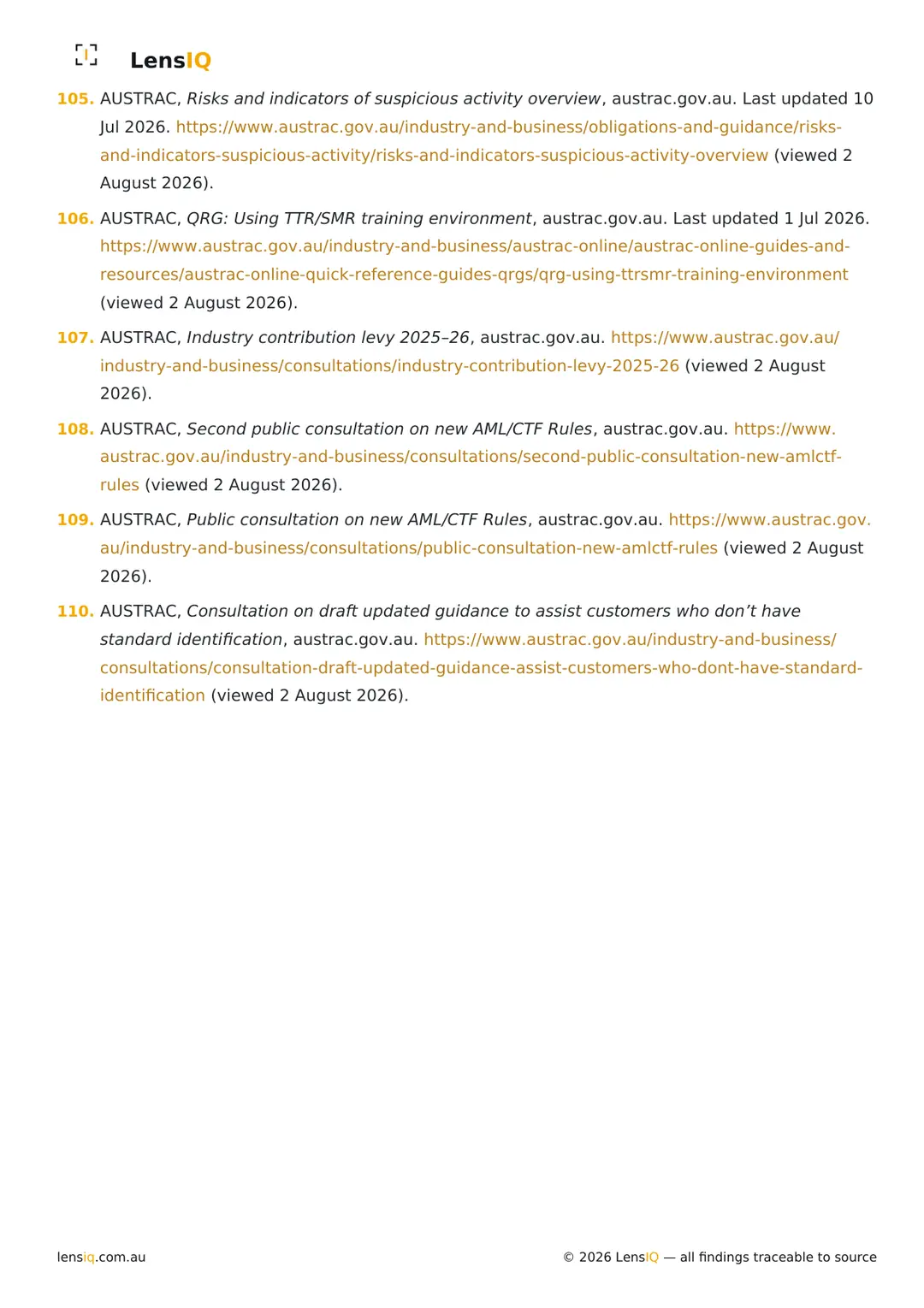 Page 49 of 49. Section 30, Citations, continued.